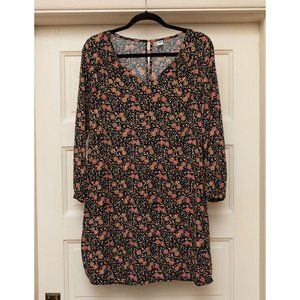 Old Navy Long Sleeve Floral Tunic Dress